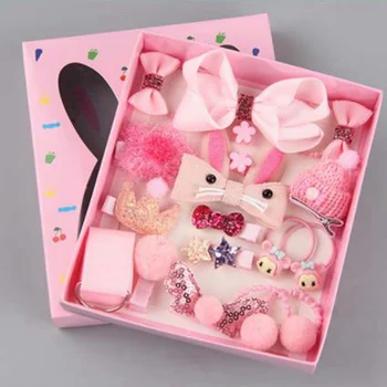18 Pcs/Box Children Cute Hair Accessories Set Baby Fabric Bow Flower Hairpins Barrettes Hair clips Girls Headdress Gift
18 Pcs/Box Children Cute Hair Accessories Set Baby Fabric Bow Flower Hairpins Barrettes Hair clips Girls Headdress Gift