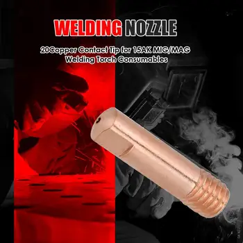 20pcs/set Welding Nozzle Contact Tips Gas Diffuser Connector Holder Torch Contact Semi-automatic Welding Nozzle 0.8/1/1.2mm
20pcs/set Welding Nozzle Contact Tips Gas Diffuser Connector Holder Torch Contact Semi-automatic Welding Nozzle 0.8/1/1.2mm