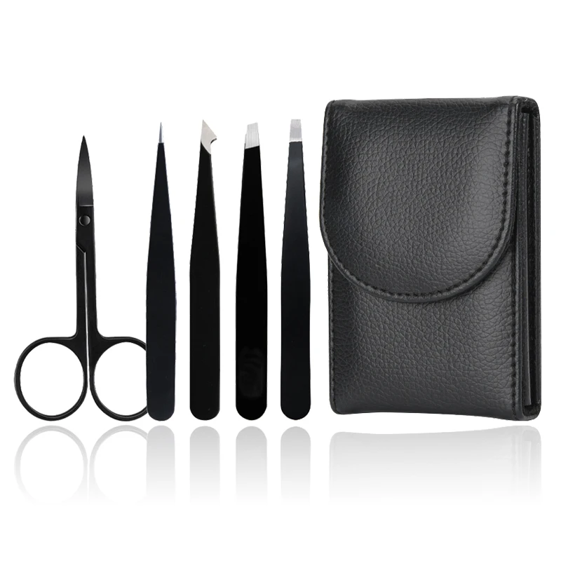 3/5PCS Set Eyebrow Tweezers Point Slant Tip Flat Hook Tip Hair Removal Scissors Stainless Steel with PU Bag CaseMakeup Tools Kit
3/5PCS Set Eyebrow Tweezers Point Slant Tip Flat Hook Tip Hair Removal Scissors Stainless Steel with PU Bag CaseMakeup Tools Kit