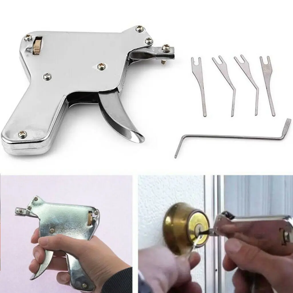 New Locksmith Key Repair Tools Lock Gun with Transparent Practice Locks Broken Key Extractor Pick Tool
New Locksmith Key Repair Tools Lock Gun with Transparent Practice Locks Broken Key Extractor Pick Tool
