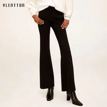 2020 Spring Autumn Fashion Black Elastic Flare Pants Women Solid Pockets Elegant OL Office Lady Trousers Female Pantalon Femme
2020 Spring Autumn Fashion Black Elastic Flare Pants Women Solid Pockets Elegant OL Office Lady Trousers Female Pantalon Femme