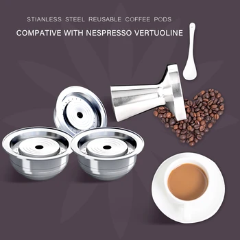 Nespresso Espresso Capsulas Recargables Nespresso Vertuoline &Vertuo Stainless Steel (G2) Refillable Capsule Reusable Filter Pod
Nespresso Espresso Capsulas Recargables Nespresso Vertuoline &Vertuo Stainless Steel (G2) Refillable Capsule Reusable Filter Pod