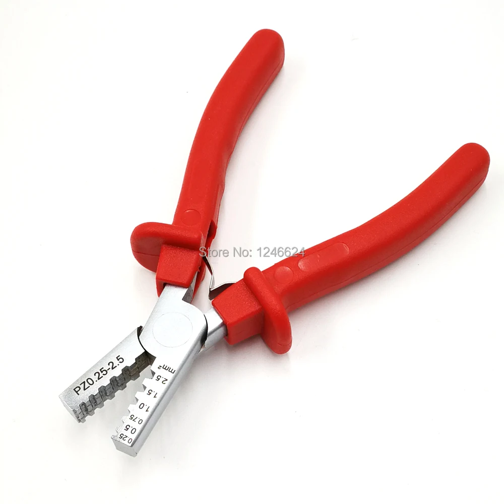 Manfacturering company light weight stainless steel Cable ferrules crimping plier PZ0.25-2.5
Manfacturering company light weight stainless steel Cable ferrules crimping plier PZ0.25-2.5