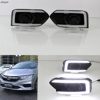 CSCSNL 1 Set LED DRL Daytime Running Lights Fog lamp with turnning signal relay 12V For Honda City 2017 2018 2019 Accessories
CSCSNL 1 Set LED DRL Daytime Running Lights Fog lamp with turnning signal relay 12V For Honda City 2017 2018 2019 Accessories