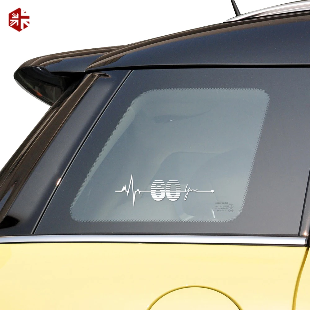 2 Pcs 60th anniversary Car Window Decal Body Rear Tail Sticker For MINI Cooper F56 F60 F55 F54 R56 R55 R60 R58 R50 R61R53 R57
2 Pcs 60th anniversary Car Window Decal Body Rear Tail Sticker For MINI Cooper F56 F60 F55 F54 R56 R55 R60 R58 R50 R61R53 R57