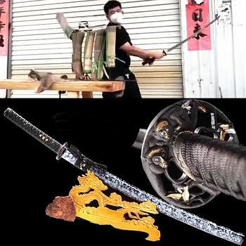 Hand-Forging High Toughness Japanese Spring Steel Dao Sword Samurai Katana Handmade Full Tang Sharp Battle Saber Knife
Hand-Forging High Toughness Japanese Spring Steel Dao Sword Samurai Katana Handmade Full Tang Sharp Battle Saber Knife