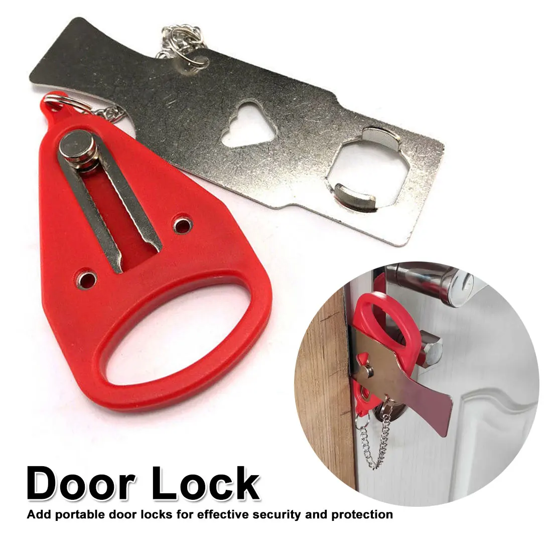 Door Safe Lock Replaces for Compatible for Travel Lock Anti Theft Hardware Security Privacy Hotel Home Portable
Door Safe Lock Replaces for Compatible for Travel Lock Anti Theft Hardware Security Privacy Hotel Home Portable