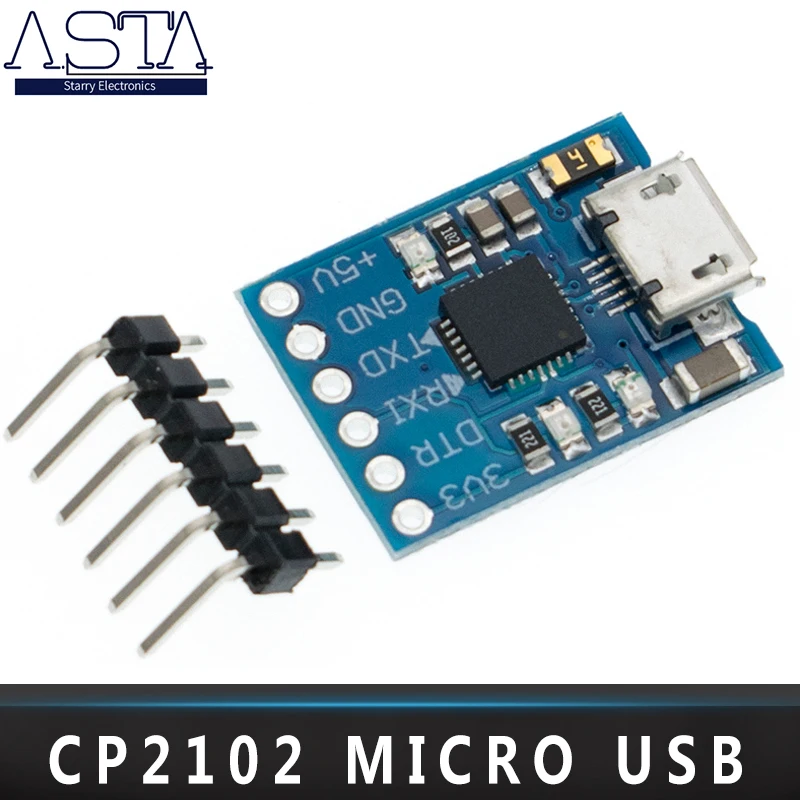 Микро-usb к UART TTL модуль 6Pin Серийный конвертер STC Замена FT232 CJMCU CP2102 | Обустройство