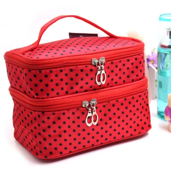 Double Layer Women Travel Toiletry Cosmetic Bag Make Up Case Dots Makeup Tool Storage Bag Multifunctional Organizer
Double Layer Women Travel Toiletry Cosmetic Bag Make Up Case Dots Makeup Tool Storage Bag Multifunctional Organizer