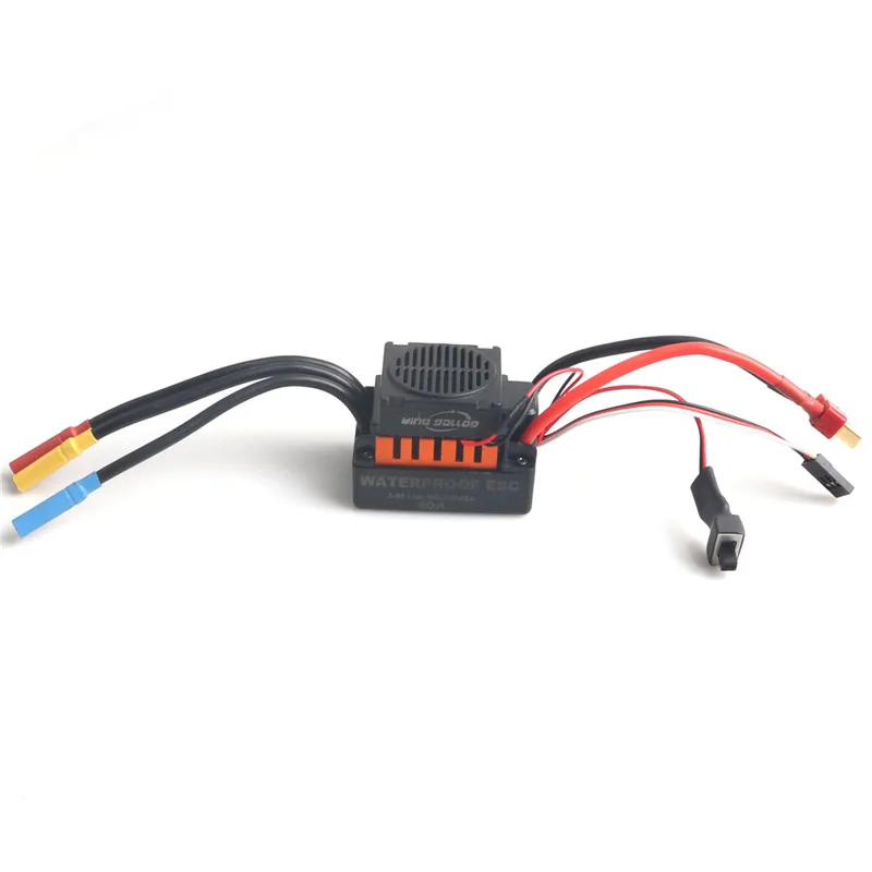 RC Waterproof 60A RC Brushless ESC BEC Car Parts Electric Speed Controller with 5.5V 3A BEC for 1/10 RC Car Truck
RC Waterproof 60A RC Brushless ESC BEC Car Parts Electric Speed Controller with 5.5V 3A BEC for 1/10 RC Car Truck