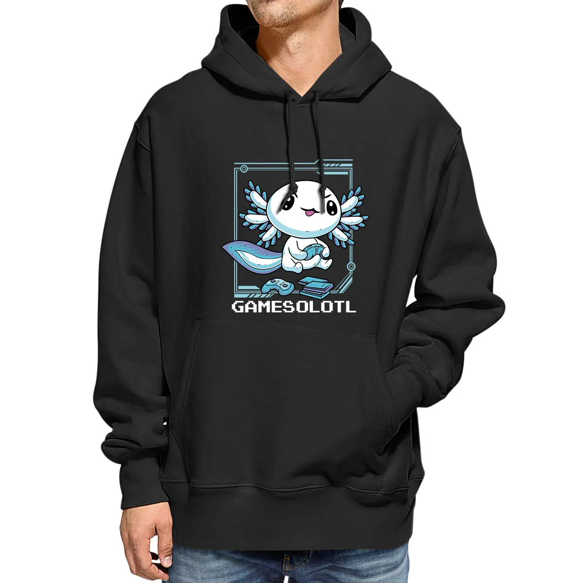 Gamesolotl Gamer Axolotl Fish Playing Video Games Lizard Hip Hop Unisex Hoodies Men's Pullover Sweatshirt Cotton Tee Eu Size
Gamesolotl Gamer Axolotl Fish Playing Video Games Lizard Hip Hop Unisex Hoodies Men's Pullover Sweatshirt Cotton Tee Eu Size
