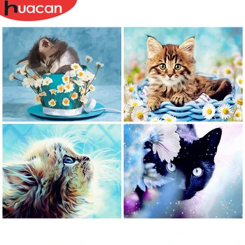 HUACAN Paint By Numbers Flower Cat DIY Hand Painted Acrylic Coloring By Numbers Animals Canvas Decoration Art Gift
HUACAN Paint By Numbers Flower Cat DIY Hand Painted Acrylic Coloring By Numbers Animals Canvas Decoration Art Gift