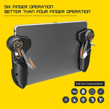 2pcs PUBG Mobile Running To Stimulate Game Trigger Operation Controller Six-finger Operation Non-slip Anti-sweat
2pcs PUBG Mobile Running To Stimulate Game Trigger Operation Controller Six-finger Operation Non-slip Anti-sweat