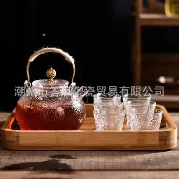 A Qi Tea Set Set Glass Tea Set Glass Teapot Water Cup Gift Set Household Goods Gift
A Qi Tea Set Set Glass Tea Set Glass Teapot Water Cup Gift Set Household Goods Gift