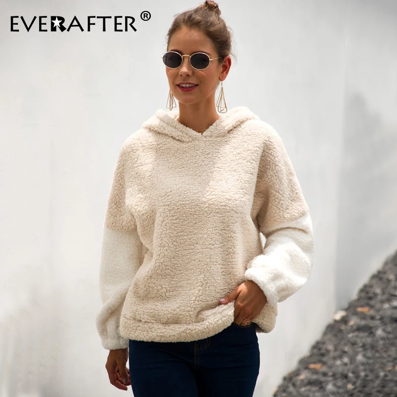 EVERAFTER Preppy Lovely Teddy Hoodie Pullovers Sweatshirt Autumn Women Patchwork Loose Campus Casual Streetwear Sweatshirts
EVERAFTER Preppy Lovely Teddy Hoodie Pullovers Sweatshirt Autumn Women Patchwork Loose Campus Casual Streetwear Sweatshirts