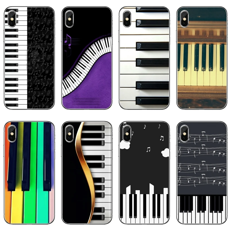 Аксессуары для клавиатуры с музыкальным пианино чехол телефона iPhone 12 Mini 11 Pro Max XS XR