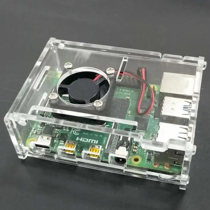 Hot Raspberry Pi 4 Aluminum Case Clear Acrylic Case Enclosure Box with Cooling Fan for Raspberry Pi 4 Model B
Hot Raspberry Pi 4 Aluminum Case Clear Acrylic Case Enclosure Box with Cooling Fan for Raspberry Pi 4 Model B
