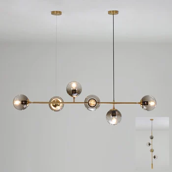 Modern Linear Dinning Room LED Chandelier Light Bar Hanging Lamp Globe Chandelier LED Ball Iron Vertical Horizontal Glass E27 AC
Modern Linear Dinning Room LED Chandelier Light Bar Hanging Lamp Globe Chandelier LED Ball Iron Vertical Horizontal Glass E27 AC