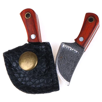 1pc Cute Mini Stainless Steel Butcher Knife With PU Leather Cover Pendant Necklace Keychain Accessories
1pc Cute Mini Stainless Steel Butcher Knife With PU Leather Cover Pendant Necklace Keychain Accessories