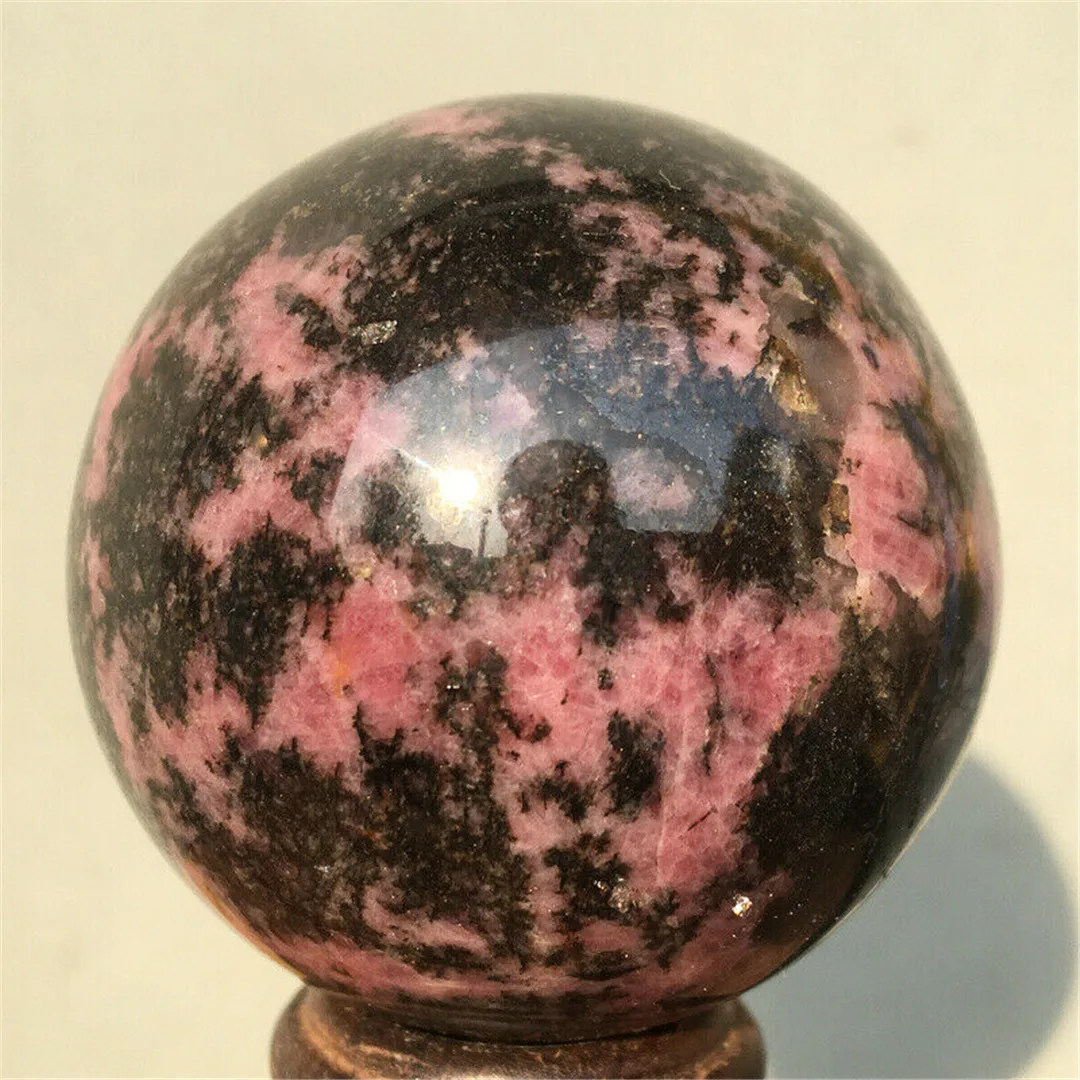 250-280g Natural Red rhodonite stones sphere crystal Quartz rubellite Ball Mineral gift wooden base
250-280g Natural Red rhodonite stones sphere crystal Quartz rubellite Ball Mineral gift wooden base
