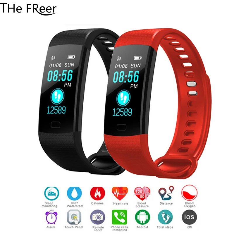 Y5 Smart Band Watch Color Screen Wristband Heart Rate Activity Fitness Tracker Sports Pedometer Smart Electronics Bracelet
Y5 Smart Band Watch Color Screen Wristband Heart Rate Activity Fitness Tracker Sports Pedometer Smart Electronics Bracelet