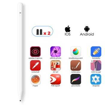Universal Active Stylus Pen for Apple Pencil 1 2 Stylus Pencil for iPad 2018 Air 2 iPad Pro 11 12.9 Pen Tablet Pen IOS Android
Universal Active Stylus Pen for Apple Pencil 1 2 Stylus Pencil for iPad 2018 Air 2 iPad Pro 11 12.9 Pen Tablet Pen IOS Android