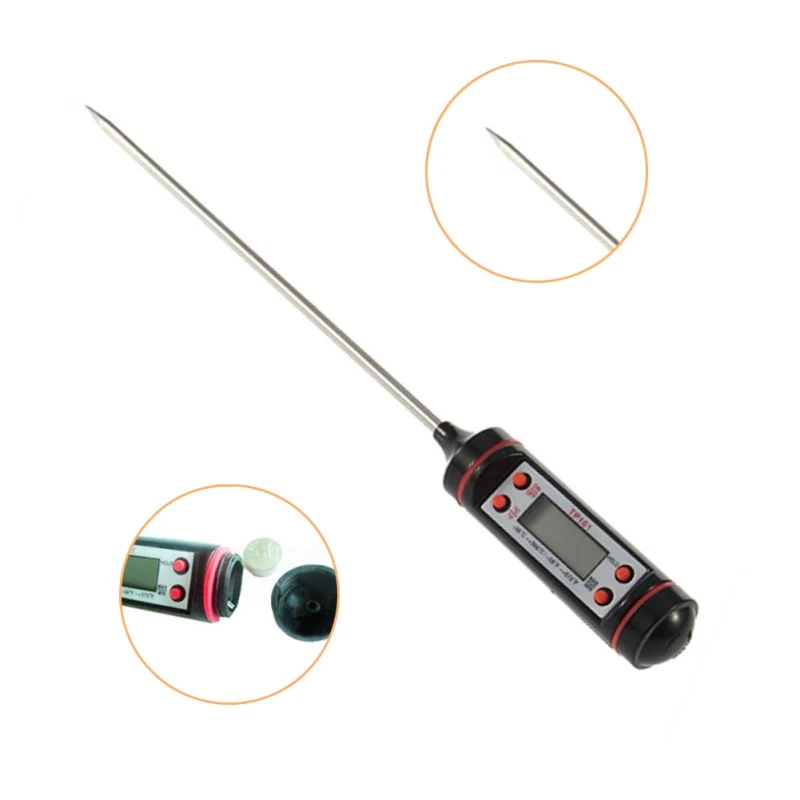 Digital Probe Cooking Thermometer Food Temperature Sensor For BBQ Kitchen LCD Display x
Digital Probe Cooking Thermometer Food Temperature Sensor For BBQ Kitchen LCD Display x