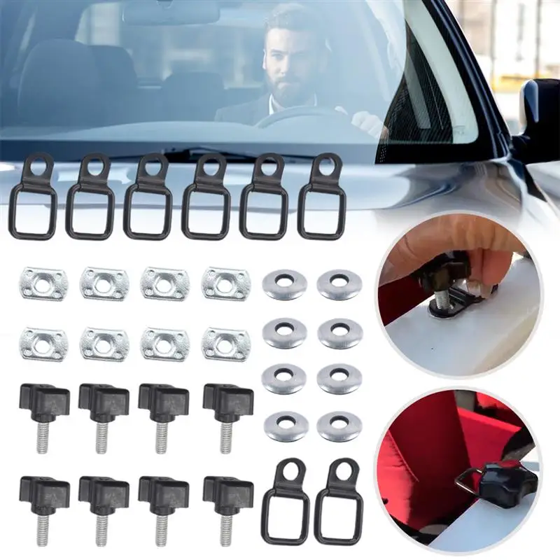 24pcs/set Hardtop Quick Removal Thumb Screw D-Rings Kit For Jeep Wrangler YJ TJ JK JKU 1995-2018 Fastener Thumb Screw Nut Kit
24pcs/set Hardtop Quick Removal Thumb Screw D-Rings Kit For Jeep Wrangler YJ TJ JK JKU 1995-2018 Fastener Thumb Screw Nut Kit