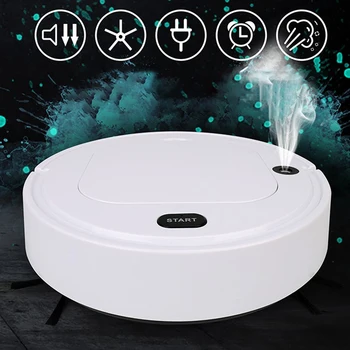 3.7V 3W Multifunction Vacuum Cleaner Smart Robot Vacuum Cleaner Low Noise
3.7V 3W Multifunction Vacuum Cleaner Smart Robot Vacuum Cleaner Low Noise