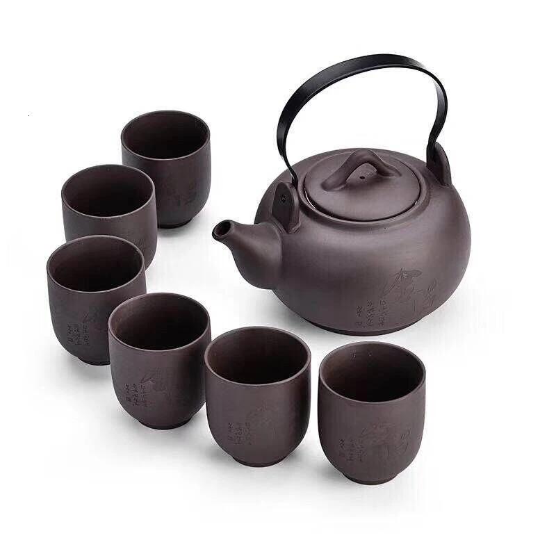 Set Suit Tuba Handle Kettle A Pot Of Six Cup Kung Fu Tea Have Gift Box Gift Suit
Set Suit Tuba Handle Kettle A Pot Of Six Cup Kung Fu Tea Have Gift Box Gift Suit