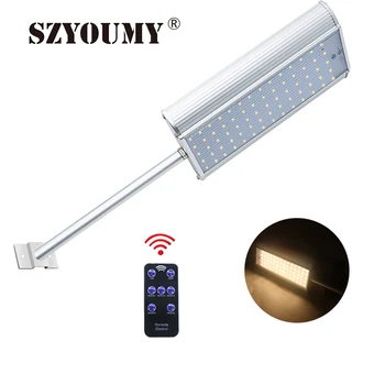 SZYOUMY Super Bright Solar Light Radar Motion Sensor Exterior 70 LED Solar Remote Controller Waterproof Garden Street Lamp
SZYOUMY Super Bright Solar Light Radar Motion Sensor Exterior 70 LED Solar Remote Controller Waterproof Garden Street Lamp