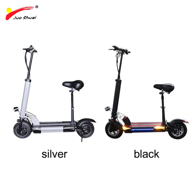 

10 Inch 48V 500W Electric Scooter Foldable LCD Display Lithium Battery 48V 5A 26AH Patinete Electrico Adulto Electric Skateboard