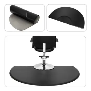 3ft x 5ft Salon & Barber Shop Chair Mat Anti-Fatigue Floor Mat - Black Semi Circle-7/8in.Thick
3ft x 5ft Salon & Barber Shop Chair Mat Anti-Fatigue Floor Mat - Black Semi Circle-7/8in.Thick