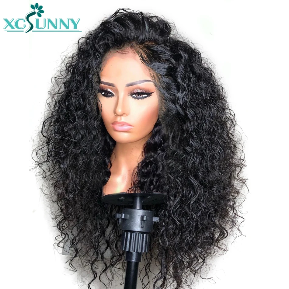 180 Density 13x6 Lace Front Curly Human Hair Wig Deep Part Remy Brazilian Frontal Wigs Pre Plucked Glueless For Women Xcsunny
180 Density 13x6 Lace Front Curly Human Hair Wig Deep Part Remy Brazilian Frontal Wigs Pre Plucked Glueless For Women Xcsunny