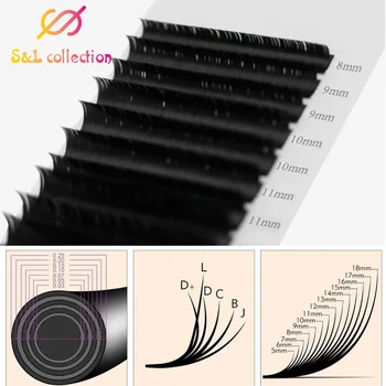 16rows/case 8-18mm mix length BCD U Curl Eyelashes Extension Lashes Individual Eyelash Extension for Makeup wholesale free logo
16rows/case 8-18mm mix length BCD U Curl Eyelashes Extension Lashes Individual Eyelash Extension for Makeup wholesale free logo