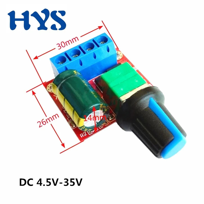 DC 4.5-35V 5A PWM 90W Motor Speed Controller 12 V Volt Mini Motor Control PWM DC12V Governor Switch Adjustable Drive Module 24V
DC 4.5-35V 5A PWM 90W Motor Speed Controller 12 V Volt Mini Motor Control PWM DC12V Governor Switch Adjustable Drive Module 24V