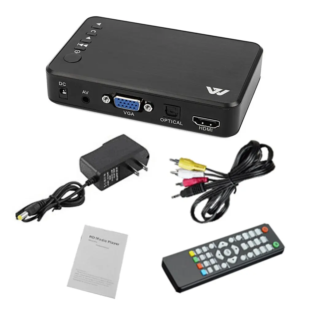 Full Media Player Mini Autoplay Full 1920x1080 HDMI VGA AV USB Hard Disk U Disk SD/SDHC/MMC Card Latest F10 Externalplayer
Full Media Player Mini Autoplay Full 1920x1080 HDMI VGA AV USB Hard Disk U Disk SD/SDHC/MMC Card Latest F10 Externalplayer