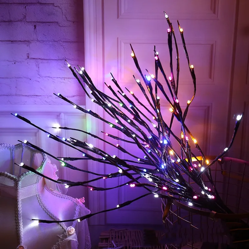 Garden Floral LED Willow Branch Lamp Battery Powered Decorative Lights 20 Bulbs For Christmas Party Home Birthday Decoration
Garden Floral LED Willow Branch Lamp Battery Powered Decorative Lights 20 Bulbs For Christmas Party Home Birthday Decoration