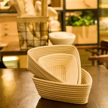 Triangle Natural Rattan Fermentation Wicker Basket Country Baguette French Bread Mass Proofing Baskets Dough Banneton Baskets
Triangle Natural Rattan Fermentation Wicker Basket Country Baguette French Bread Mass Proofing Baskets Dough Banneton Baskets