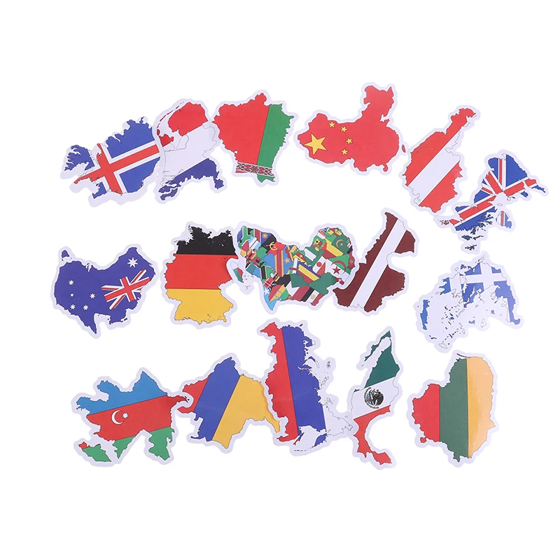50 Pcs Countries Map Travel Sticker DIY Scrapbooking Suitcase Laptop Car Motorcycle National Flags Stickers Toys for Children
50 Pcs Countries Map Travel Sticker DIY Scrapbooking Suitcase Laptop Car Motorcycle National Flags Stickers Toys for Children