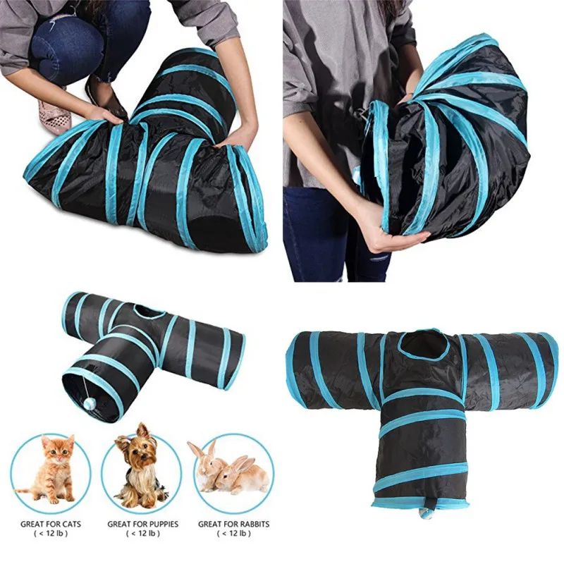 Funny Pet Cat Tunnel Collapsible Toy Tube Fun for Rabbits Kittens and Dogs Good Christmas Gift For Pets x
Funny Pet Cat Tunnel Collapsible Toy Tube Fun for Rabbits Kittens and Dogs Good Christmas Gift For Pets x