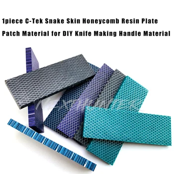 Knife Making Handle Accessories C-Tek Snake Skin Honeycomb Resin Patch Material 1pcs Hunting
Knife Making Handle Accessories C-Tek Snake Skin Honeycomb Resin Patch Material 1pcs Hunting
