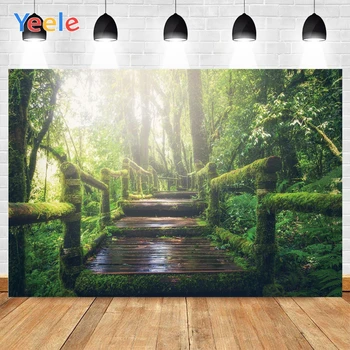 Yeele Wood Bridge Forest Green Tree Plant Sunshine Background Photophone Photography Photo Studio for Decoration Customized Size
Yeele Wood Bridge Forest Green Tree Plant Sunshine Background Photophone Photography Photo Studio for Decoration Customized Size
