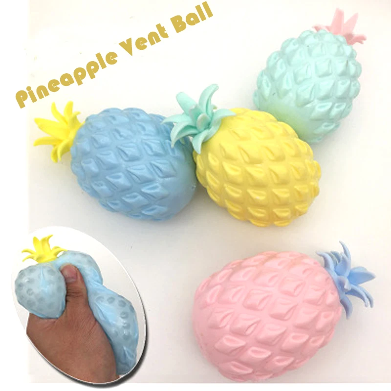 

1Pcs Creative Decompression Toy New Pineapple Ball Anti Stress Grape Venting Balls Squeeze Stresses Reliever Toy