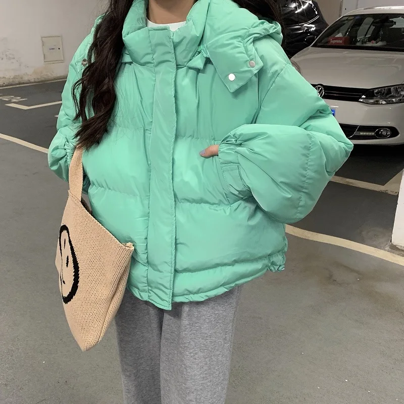 2020 Winter Korean Women'S Winter Jacket New Loose Hooded Long-Sleeved Cotton Jacket Ladies Parka 
2020 Winter Korean Women'S Winter Jacket New Loose Hooded Long-Sleeved Cotton Jacket Ladies Parka