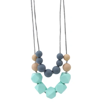 New Handmade Baby Teethers Necklace Organic Silicone Beads Necklace Infant Chew Jewelry Baby Care Dental Care Baby Teethers
New Handmade Baby Teethers Necklace Organic Silicone Beads Necklace Infant Chew Jewelry Baby Care Dental Care Baby Teethers