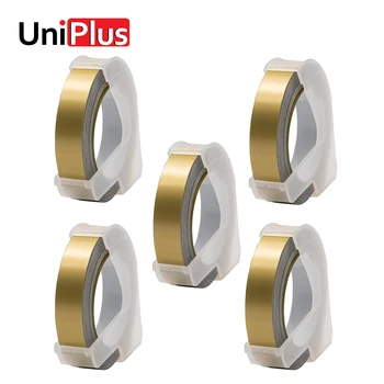 UniPlus Gold Ribbons for Dymo 3D Label Printer Typewriter Embossing 9mm Labeling Tapes 5 Rolls Dymo Label Maker Paper Sticker
UniPlus Gold Ribbons for Dymo 3D Label Printer Typewriter Embossing 9mm Labeling Tapes 5 Rolls Dymo Label Maker Paper Sticker
