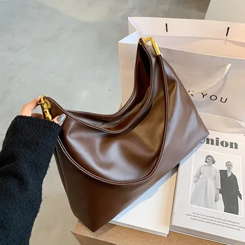 Vintage Women Tote Bag Large Capacity Shoulder Bags High Quality PU Leather Shoulder Bags Ladies Underarm Bags Sac A Main Femme
Vintage Women Tote Bag Large Capacity Shoulder Bags High Quality PU Leather Shoulder Bags Ladies Underarm Bags Sac A Main Femme