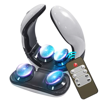 Wireless Control Neck Massager Pulse Vibration Kneading Simulation Eletric Neck Massage Tool Kneading Antifatigue Relief Pain
Wireless Control Neck Massager Pulse Vibration Kneading Simulation Eletric Neck Massage Tool Kneading Antifatigue Relief Pain