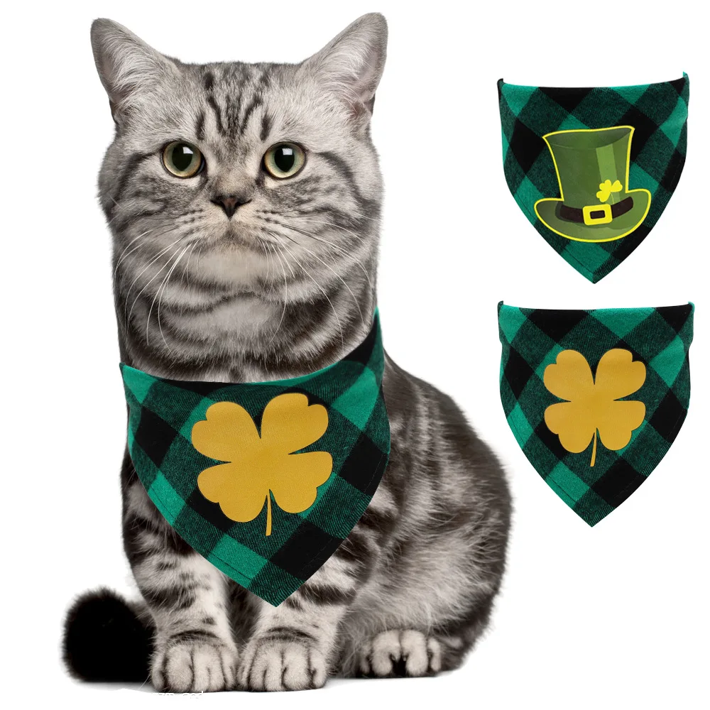 Pet Bandana Scarf Pet Saliva Towel Triangle Pet Bibs for Pets for Irish Festival St. Patrick's Day Cotton Scarf Lucky Green Bibs
Pet Bandana Scarf Pet Saliva Towel Triangle Pet Bibs for Pets for Irish Festival St. Patrick's Day Cotton Scarf Lucky Green Bibs